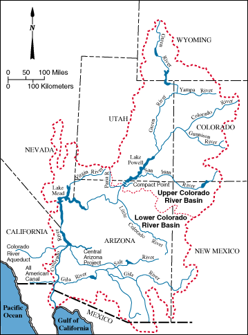 The Upper and Lower Colorado River Basins